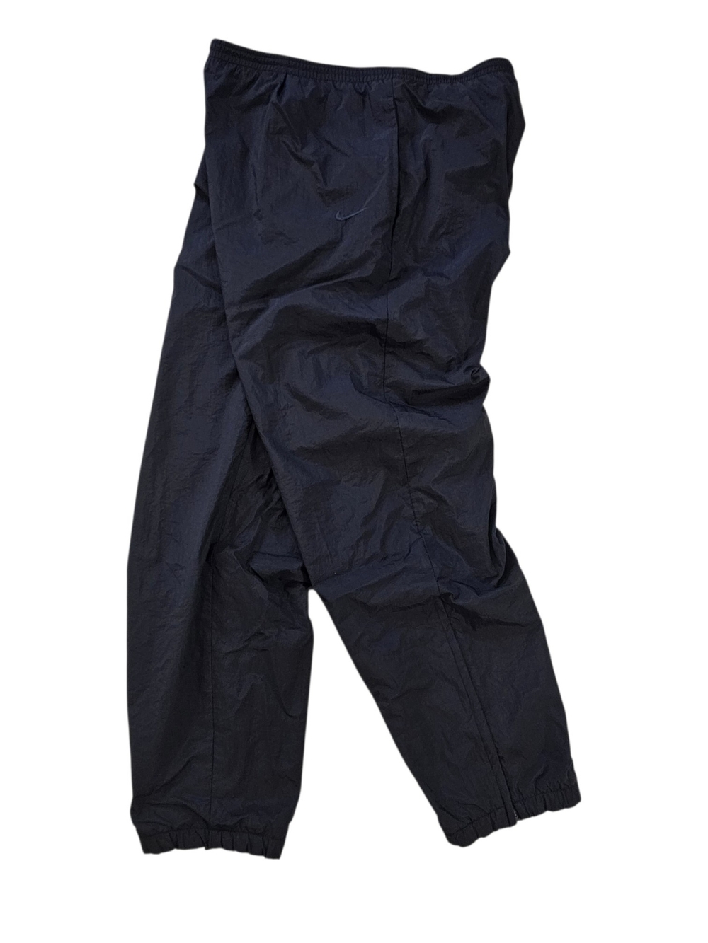 Vintage 90's Nike Men's Navy Blue Nylon Track Pants